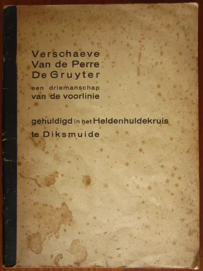 Verschaeve, Van de Perre, De Gruyter - een driemanschap van de voorlinie
