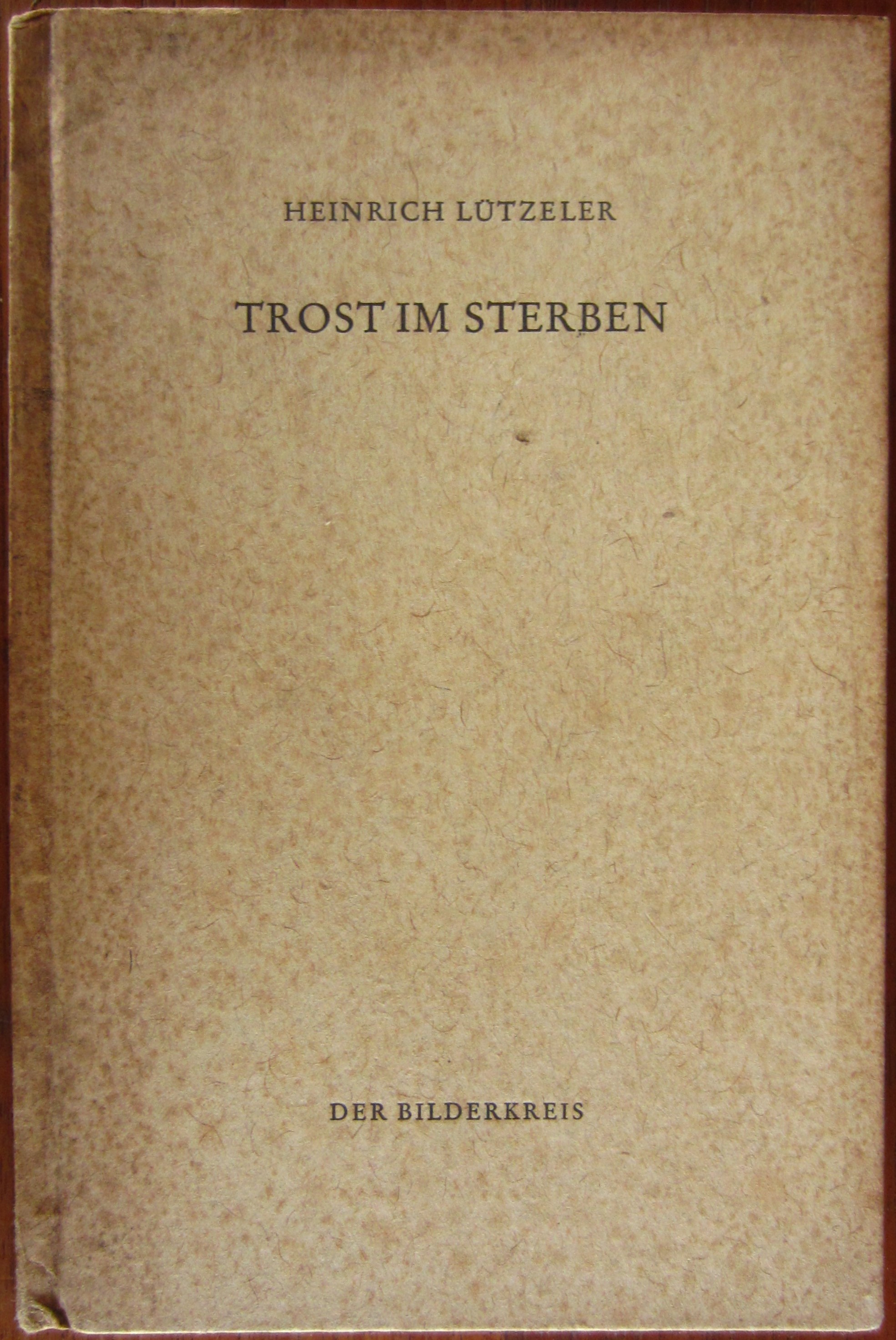 Trost im sterben
