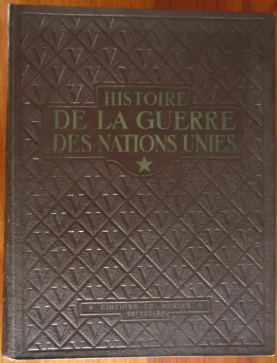 Histoire de la guerre des nations unies - * - Bruine kaft