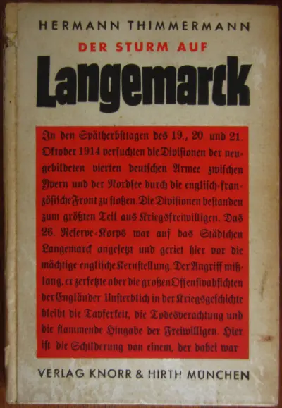 Der Sturm auf Langemarck