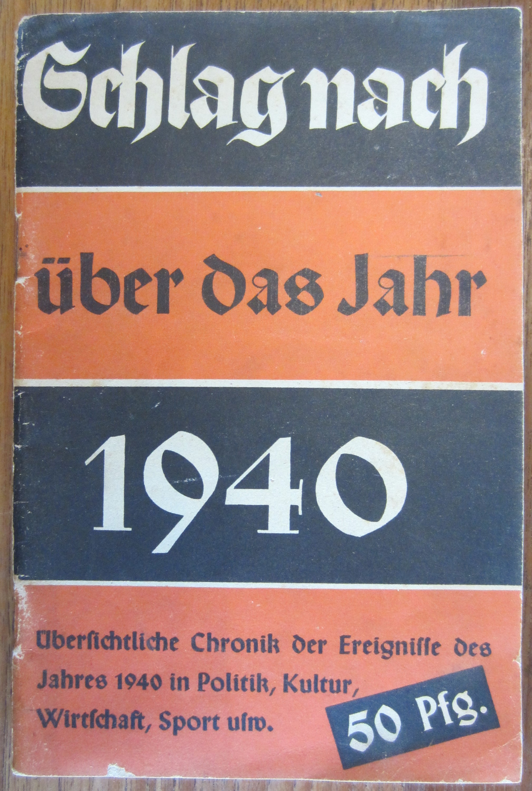 Schlag nach über das Jahr 1940