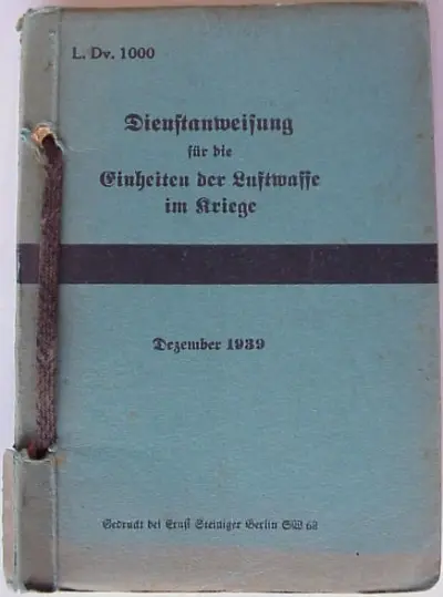 Dienstanweisung für die Einheiten der Luftwaffe im Kriege