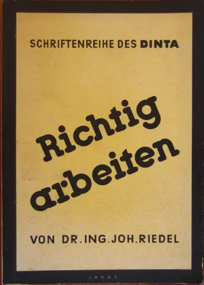 Richtig arbeiten
