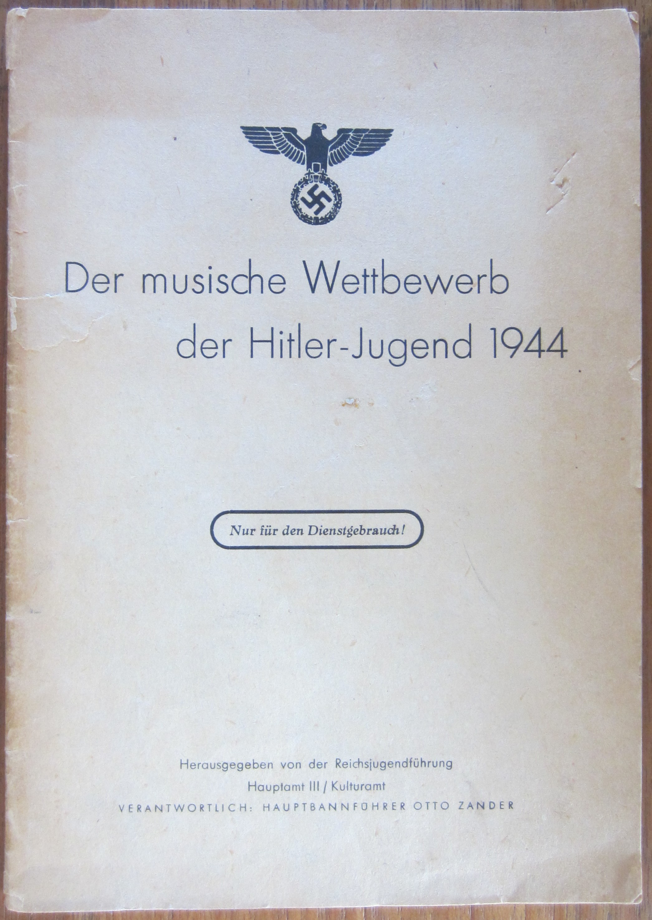 Der musische Wettbewerb der Hitler-Jugend 1944