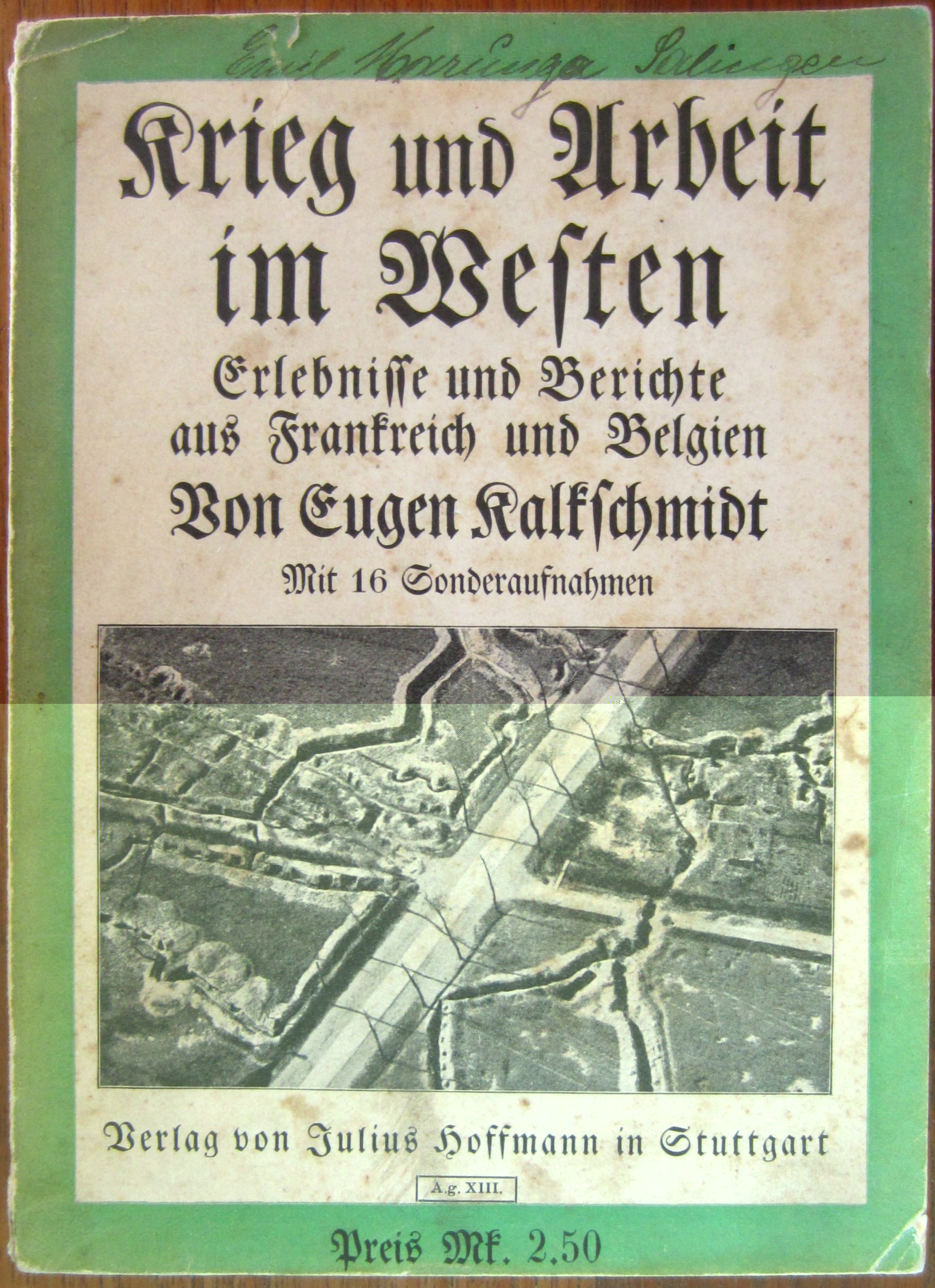 Krieg und Arbeit im Westen