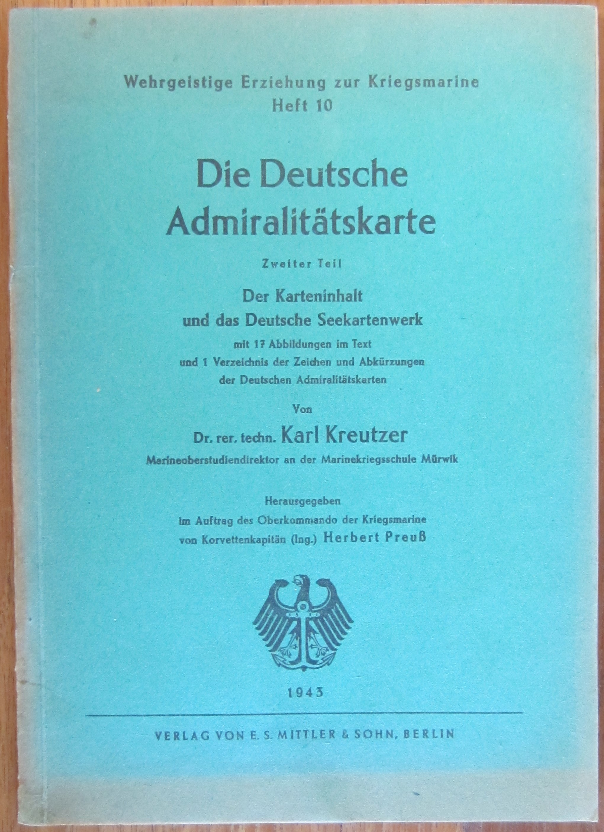 Die Deutsche Admiralitätskarte - Zweiter Teil