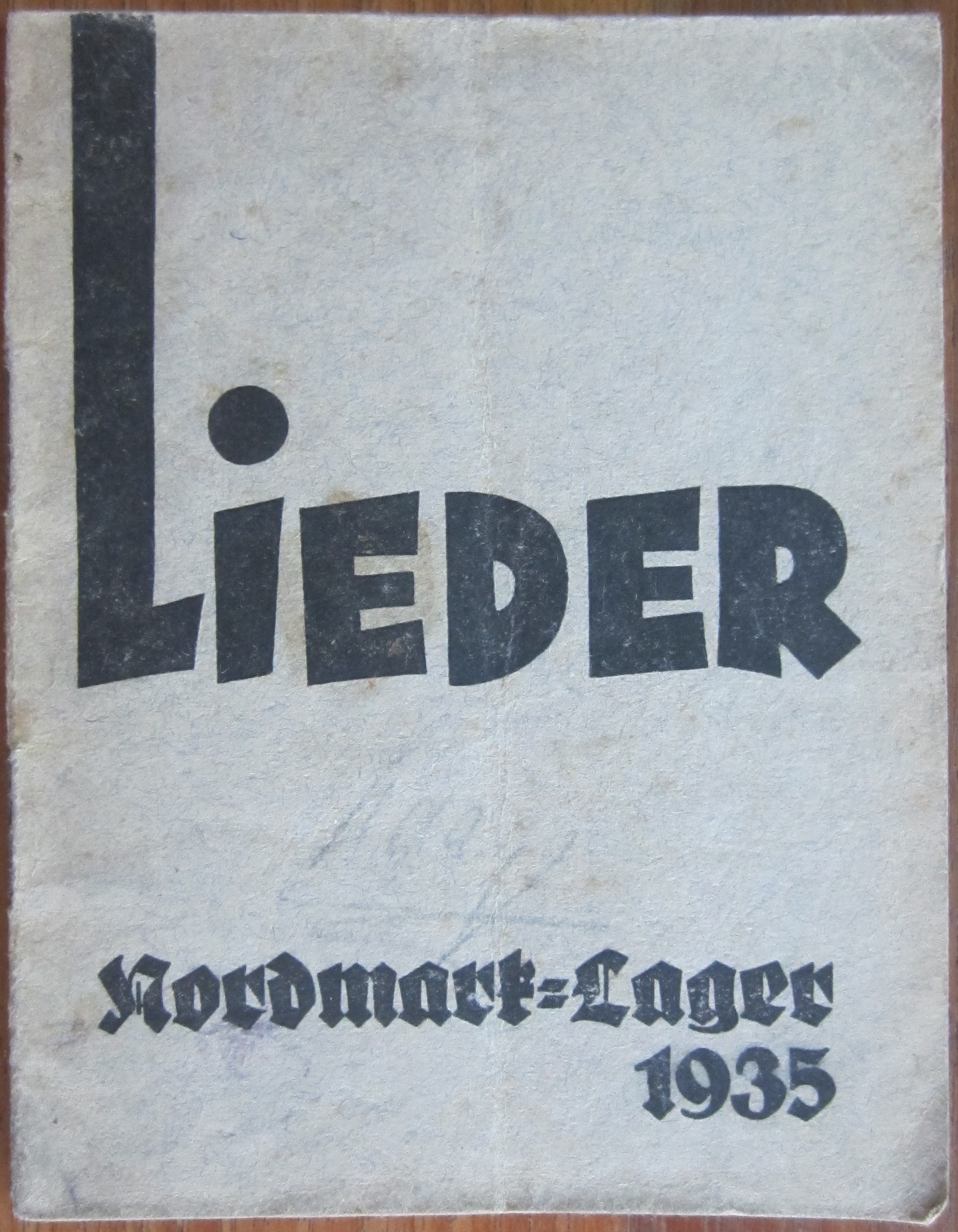 Lieder Nordmark-Lager 1935
