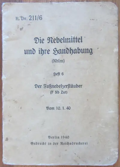 Die Nebelmittel und ihre Handhabung