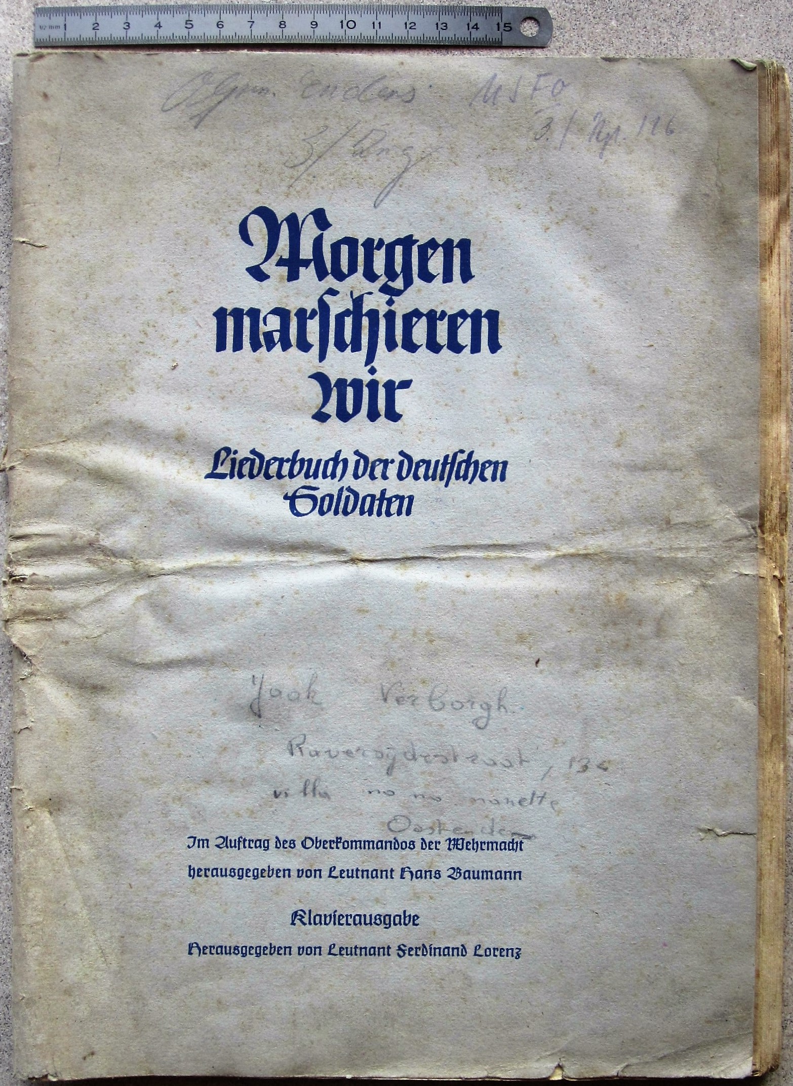 Morgen marschieren wir - Klavierausgabe
