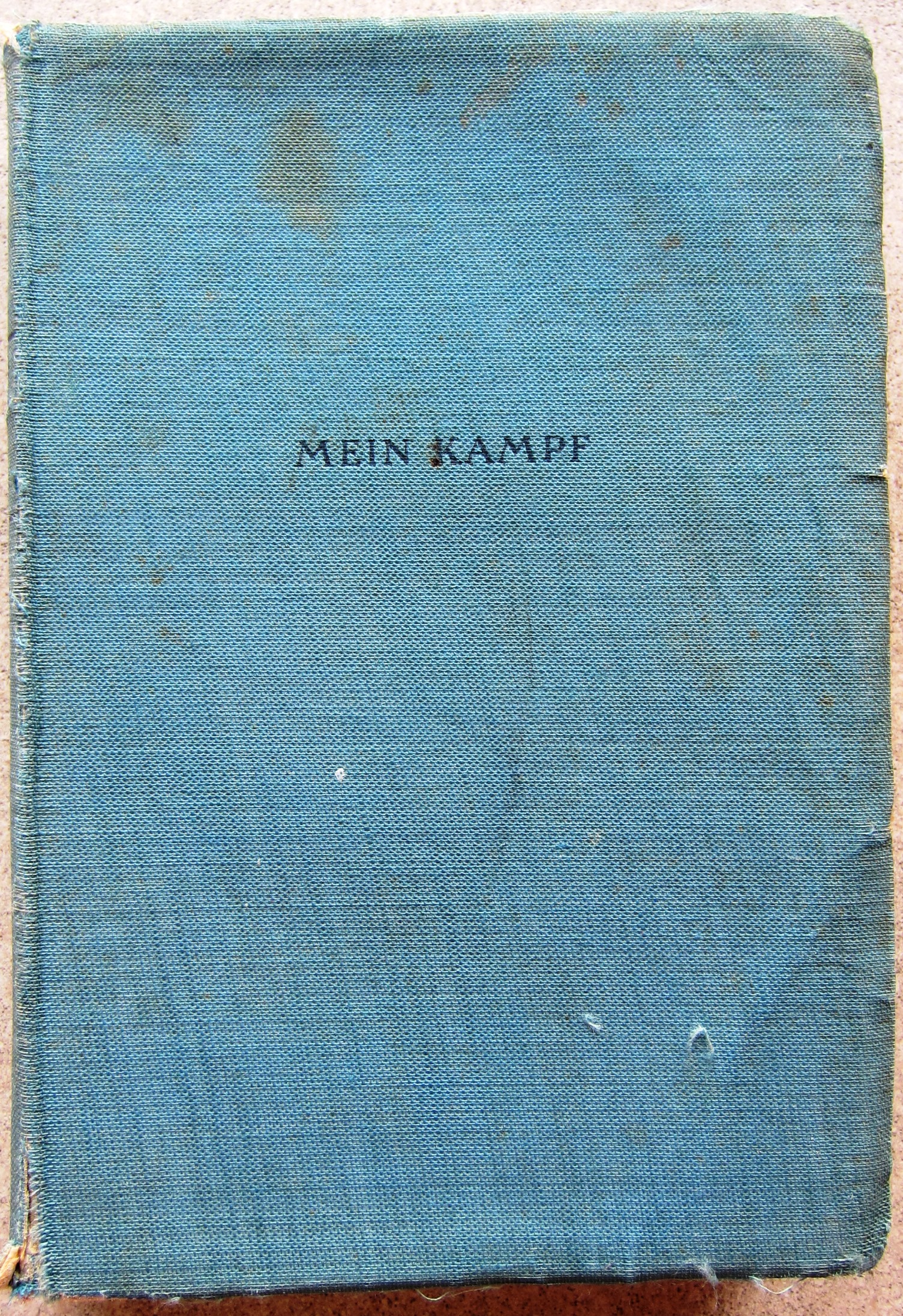 Mein Kampf - Tornisterausgabe - 1943 - Riga Ausgabe - lichtblauwe kaft