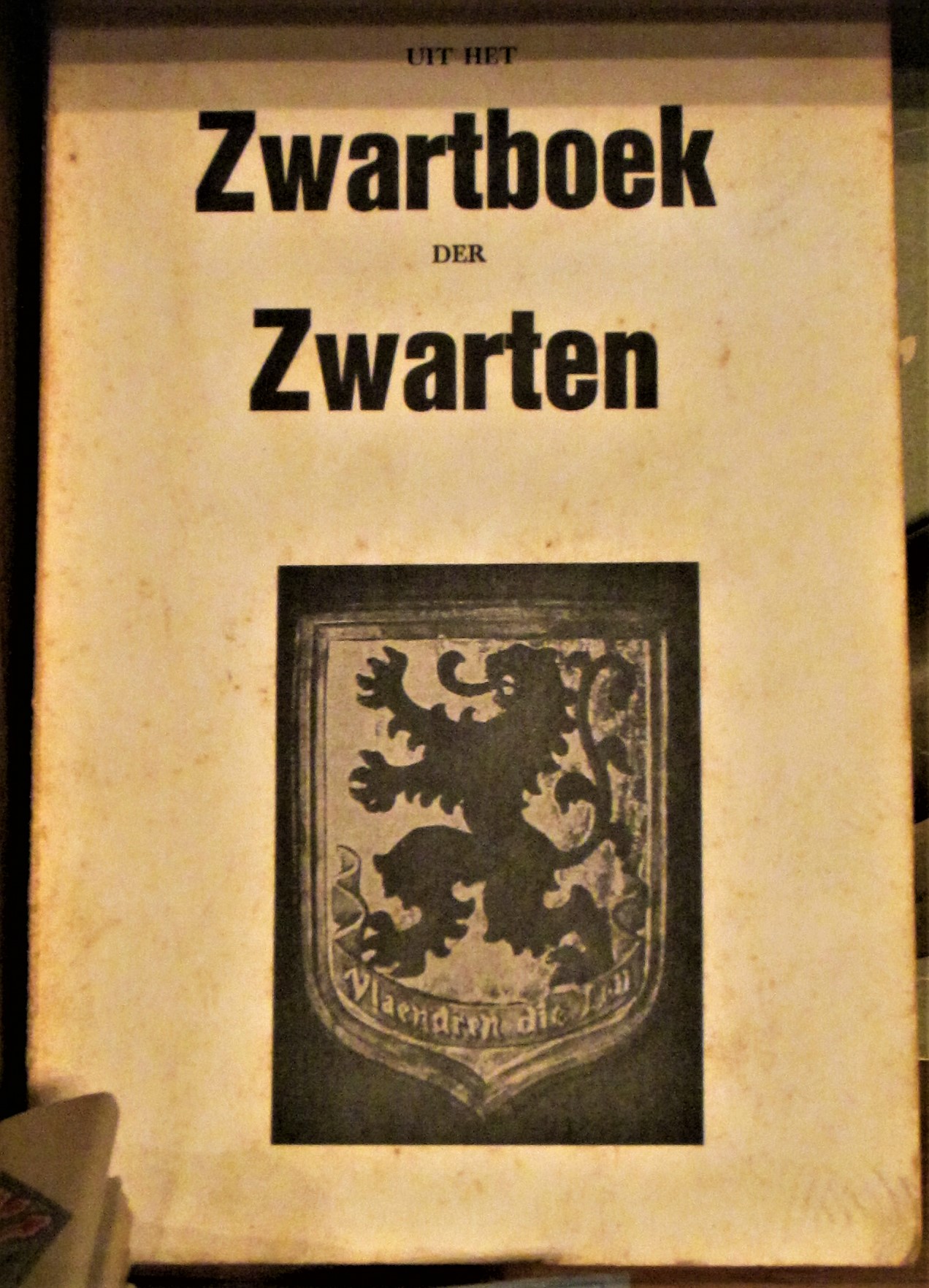 Uit het zwartboek der zwarten