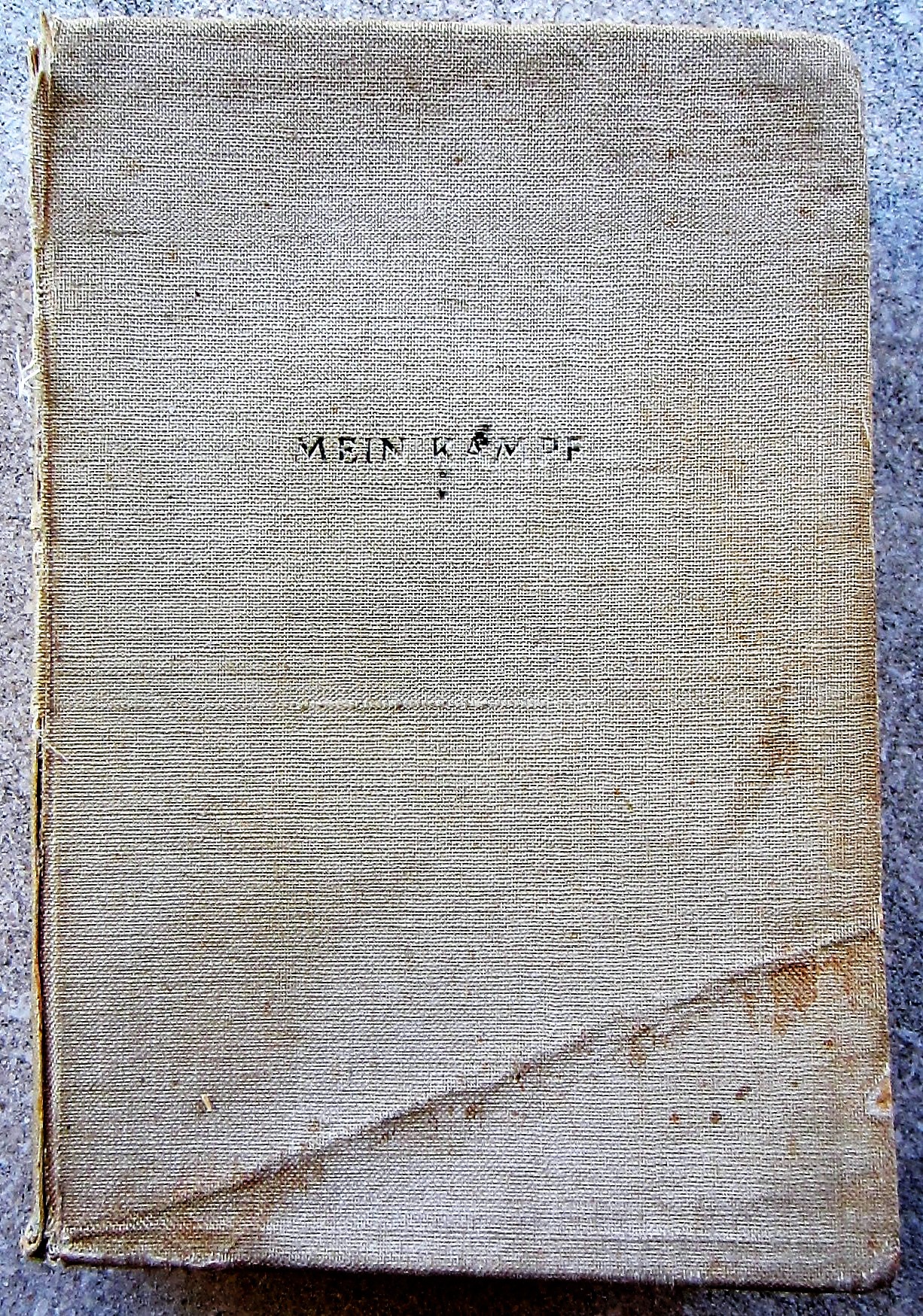 Mein Kampf - Tornisterausgabe - 1943 - Riga Ausgabe - beige kaft