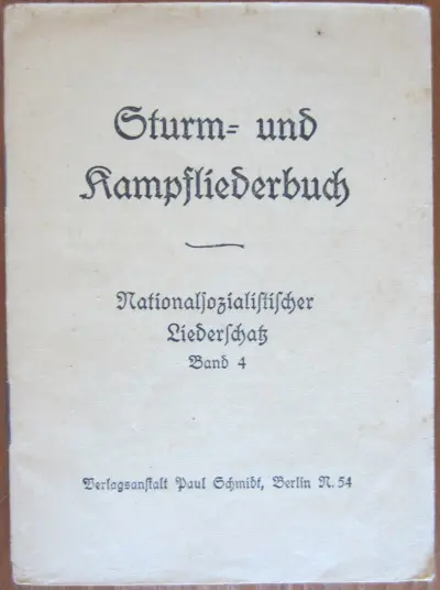 Sturm- und Kampfliederbuch