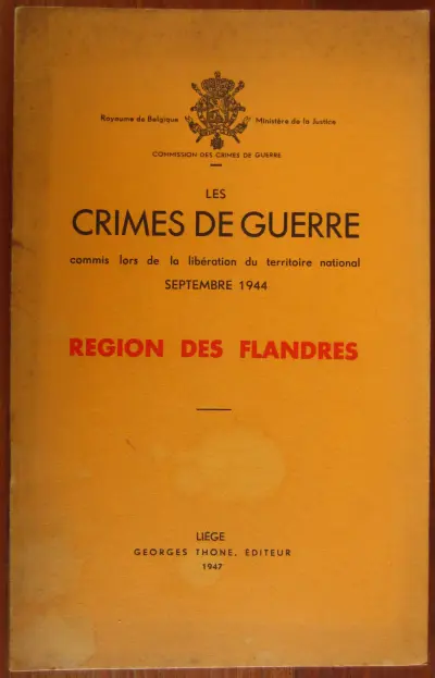 Les crimes de guerre - Région des Flandres
