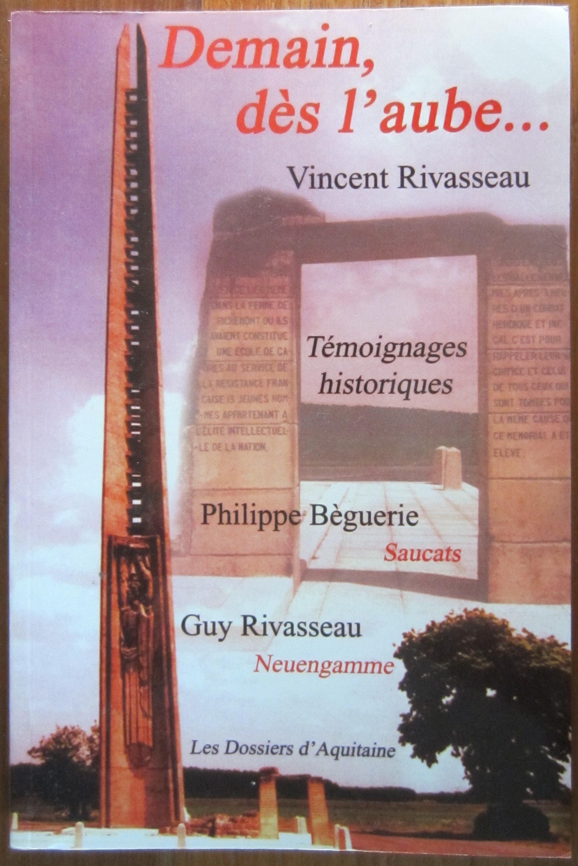 Demain, dès l'aube ...