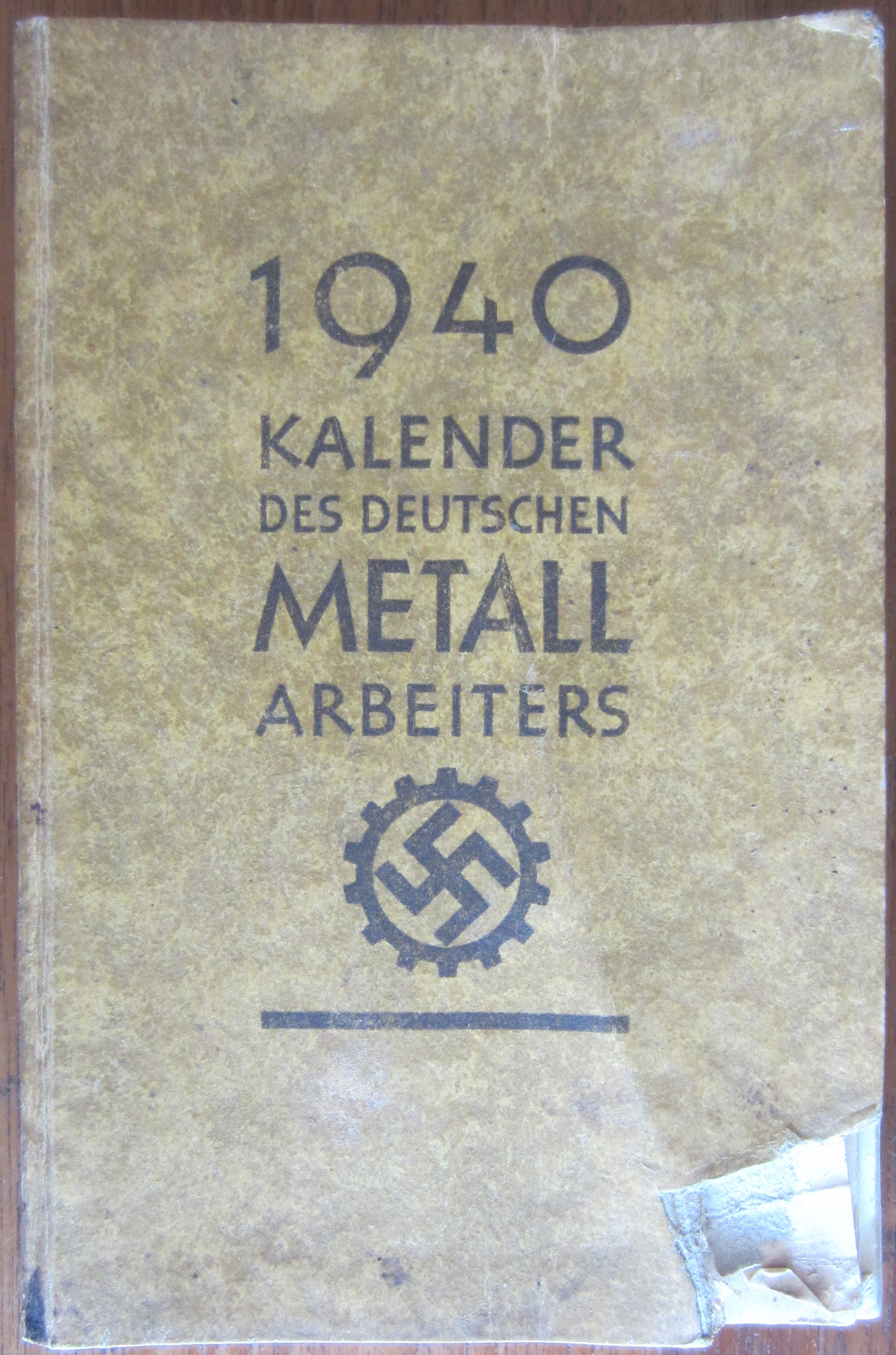 Kalender des deutschen Metallarbeiters - 1940
