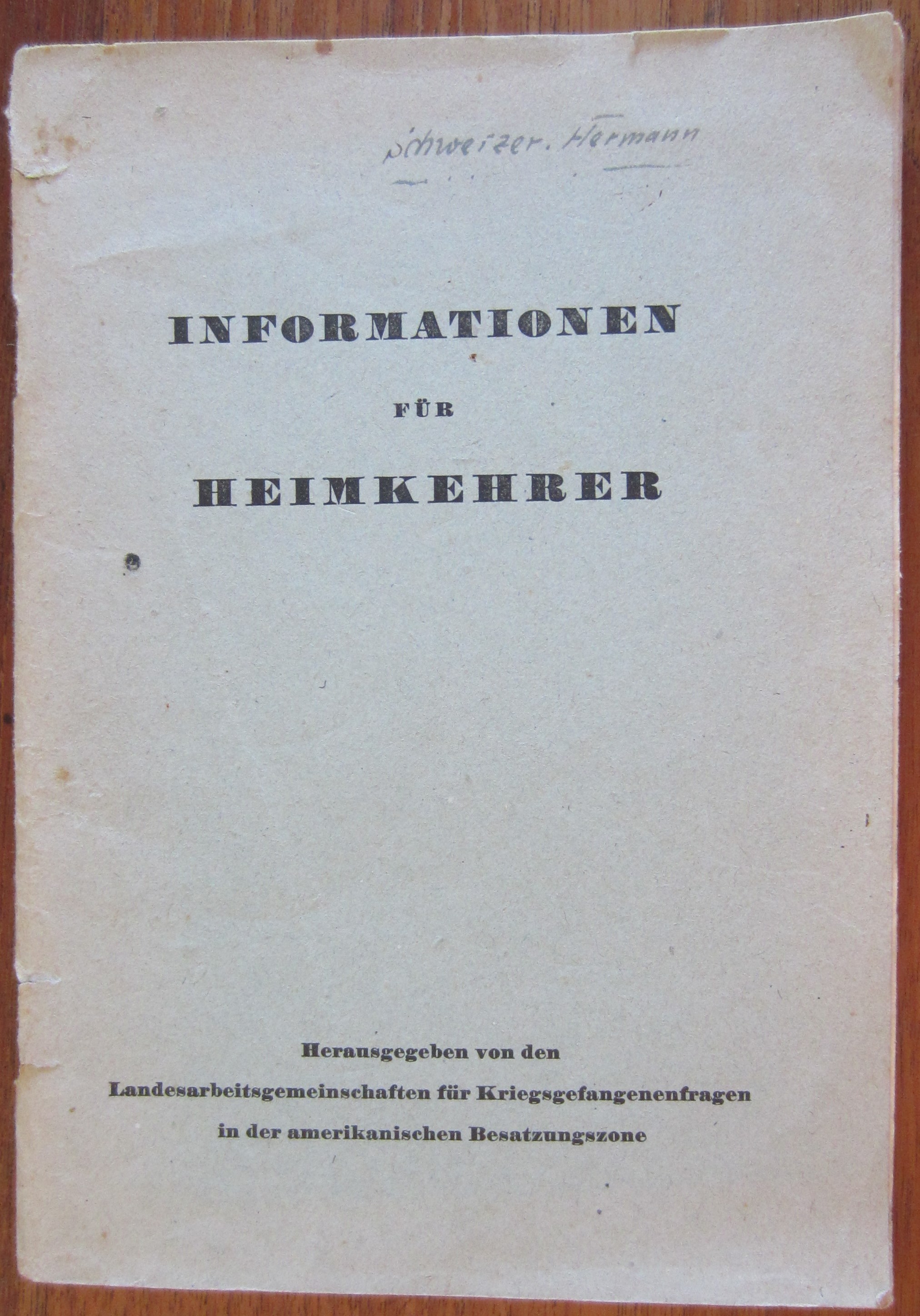 Informationen für Heimkehrer