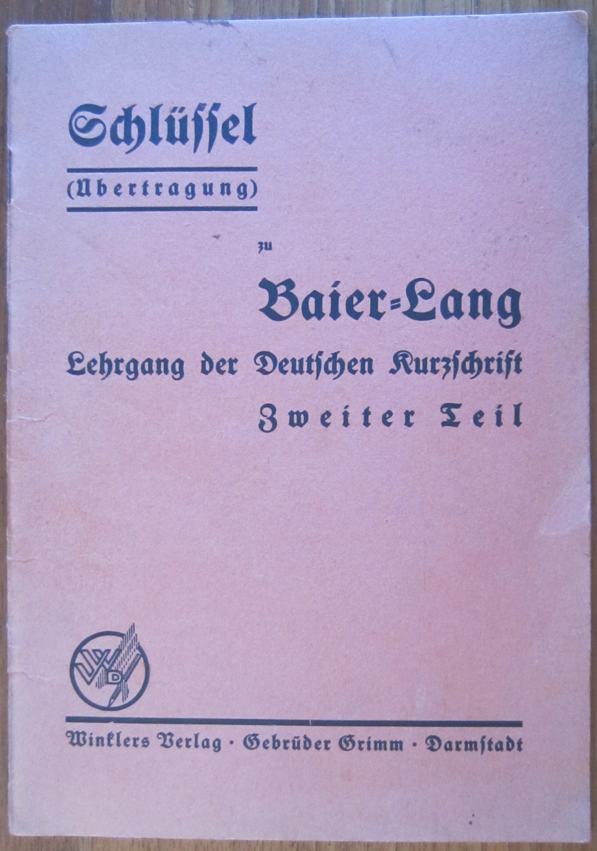 Schlüssel (Übertragung) zu Baier-Lang