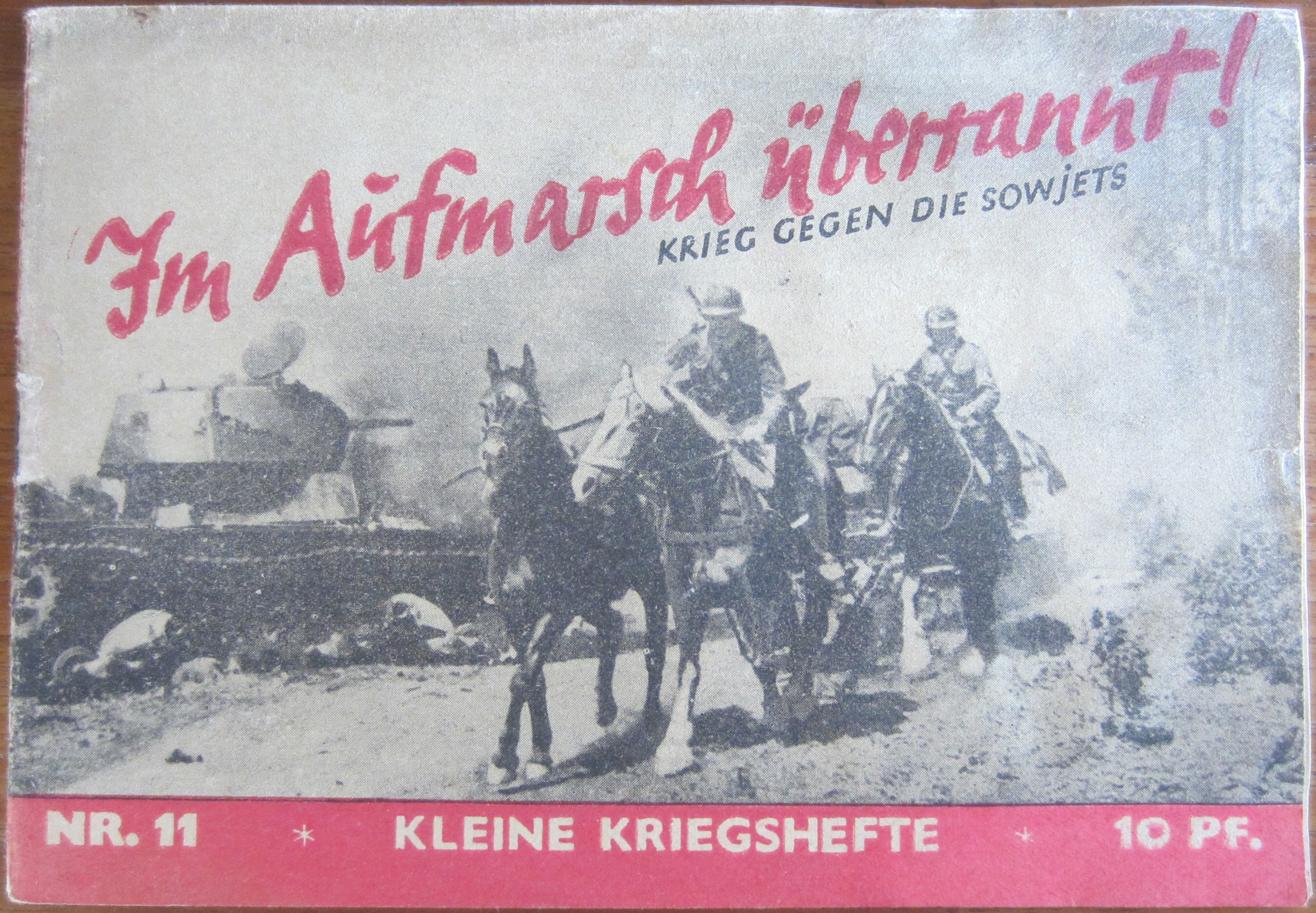 Im Aufmarsch überrannt !