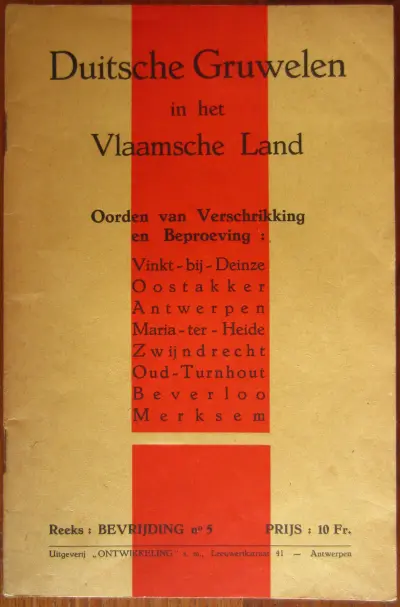 Duitsche Gruwelen in het Vlaamsche Land
