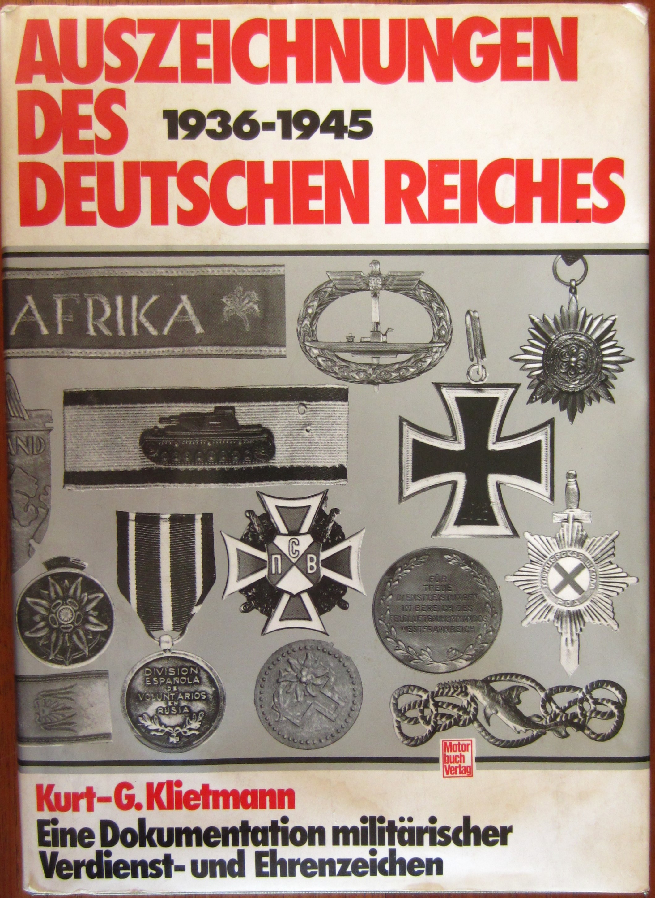 Auszeichnungen des Deutschen Reiches 1936-1945