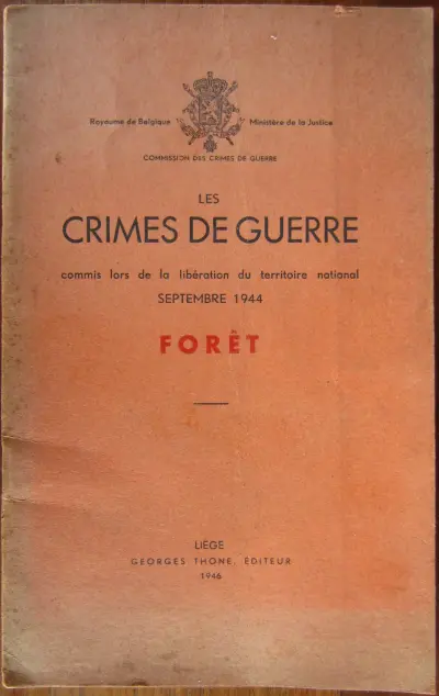 Les crimes de guerre - FORÊT