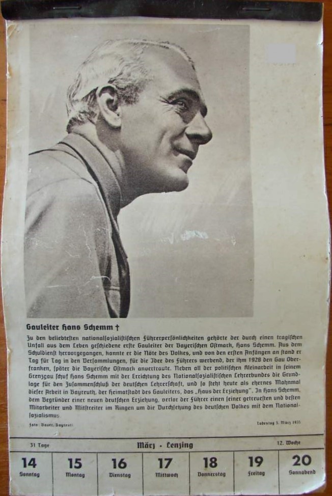 Calender - from Wk12 to Wk52 - weekly picture