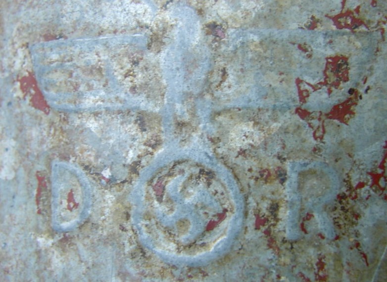 Metal jug with lid from the Deutsche Reichsbahn