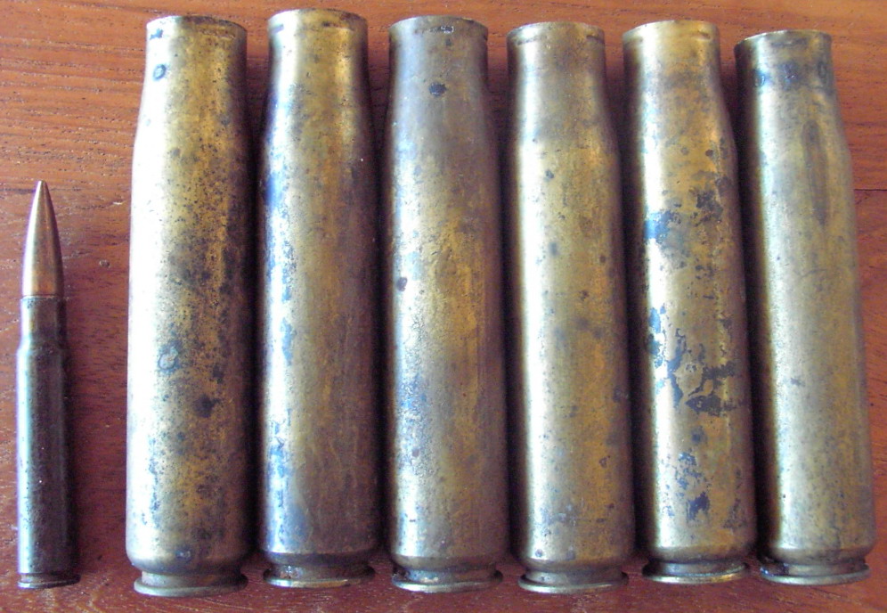 20x110 mm - Oerlikon - British- 1944 - 6 pieces