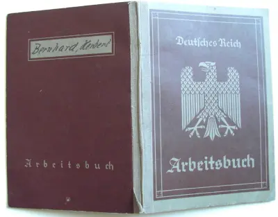 Arbeitsbuch 1e model Nr 190-13241 + Merkblatt - Herbert Bernhard