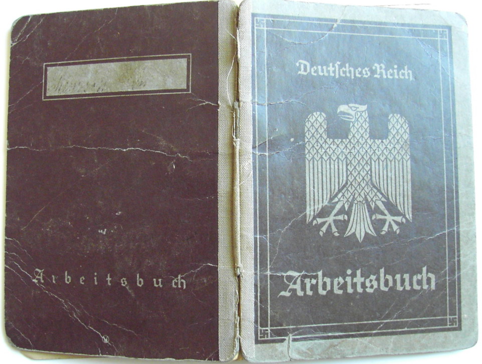 Arbeitsbuch 1st model Nr 40-0488542 A - groene binnenkant - Renzsch