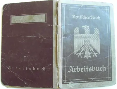 Arbeitsbuch 1st model Nr 40-0488542 A - groene binnenkant - Renzsch