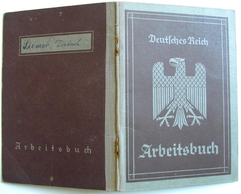 Arbeitsbuch 1st model Nr 105-91159 - Dietrich Siemer