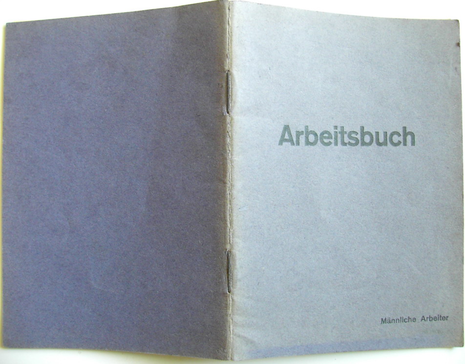 Arbeitsbuch - Männliche Arbeiter - bleu