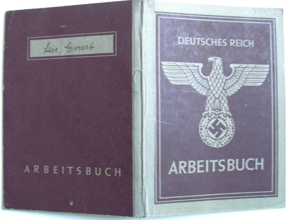 Arbeitsbuch 2nd model Nr 172-28834 (I. Ersatz infolge Verlüst) - Ernst Leis