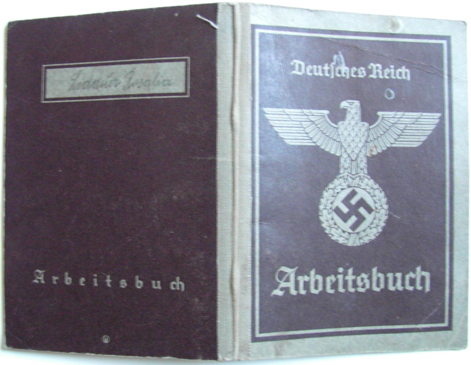 Arbeitsbuch 2nd model Nr 371V-022582 - Rosalia Lidauer geb. Hirsche