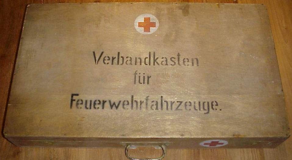 Verbandkasten für Feuerwehrfahrzeuge