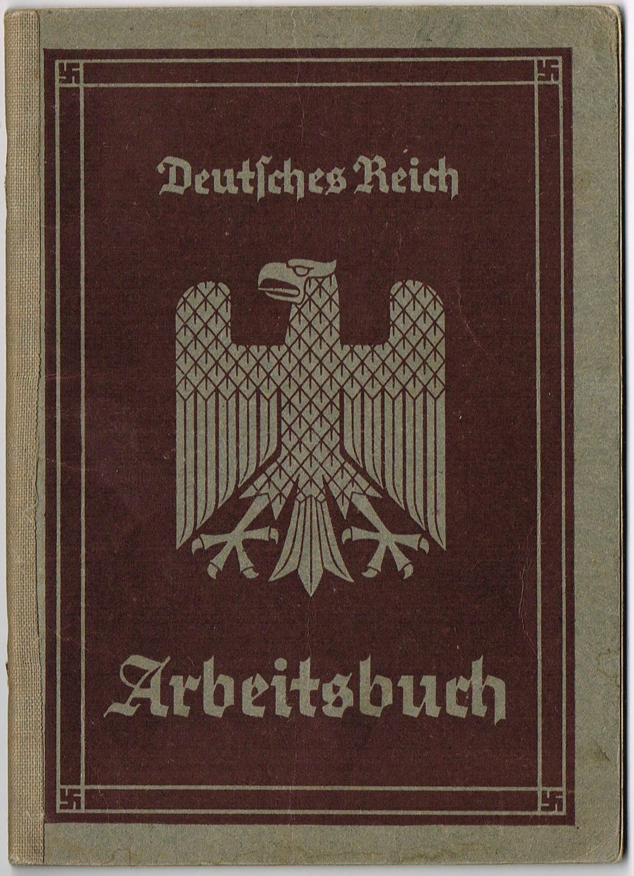 Arbeitsbuch 1st model Nr 111/75884 + Soldbuch 1st WW