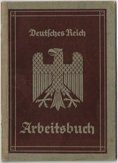 Arbeitsbuch 1st model Nr 111/75884 + Soldbuch 1st WW
