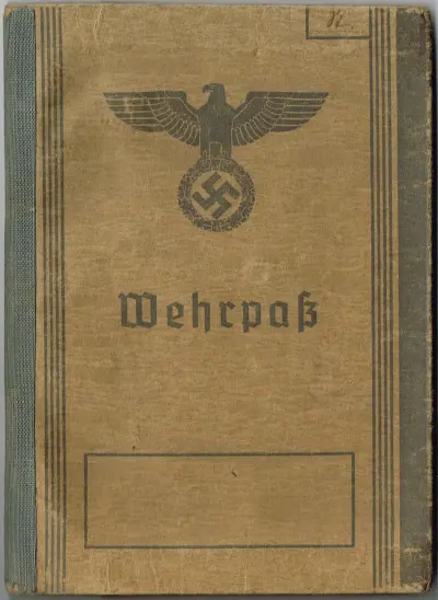 Wehrpass 2nd model - Nr 99/41/4/3 - WehrBezirkskommando Neustadt (West-Preussen)