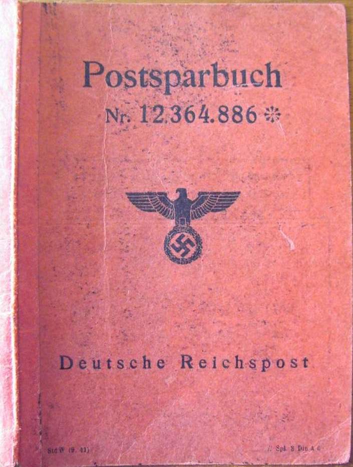 Postsparbuch Nr. 12.364.886