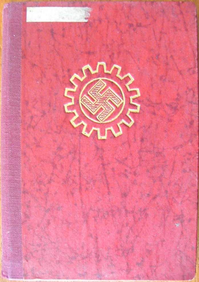 DAF Mitgliedsbuch - Klinge Wilhelm