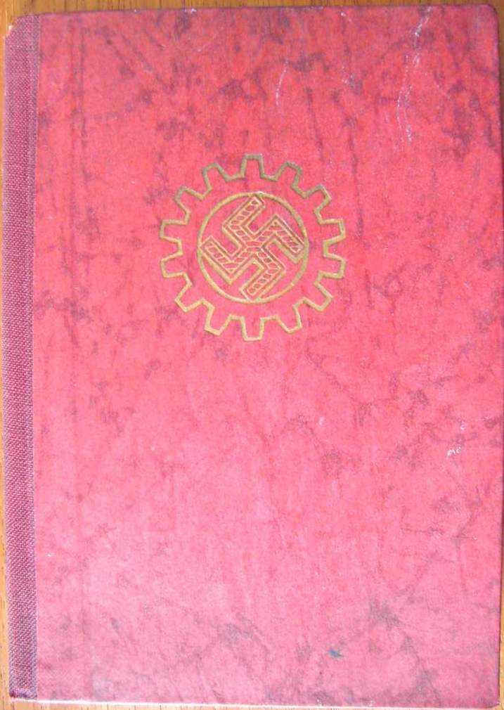 DAF Mitgliedsbuch - Johann Kirschbossier