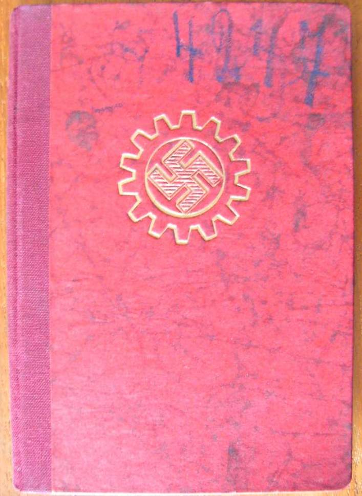 DAF Mitgliedsbuch - Ernst Hoffmann