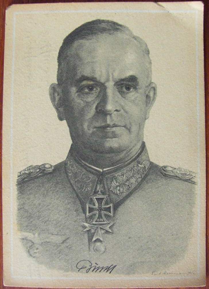 Postcard : Generalfeldmarschall Busch