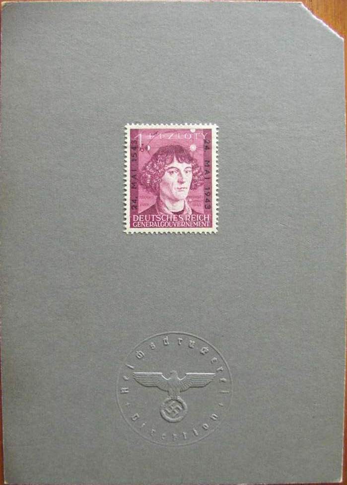 Postal item - Direktion Reichsdückerei - 24. Mai 1943 - Kopernikus GGT