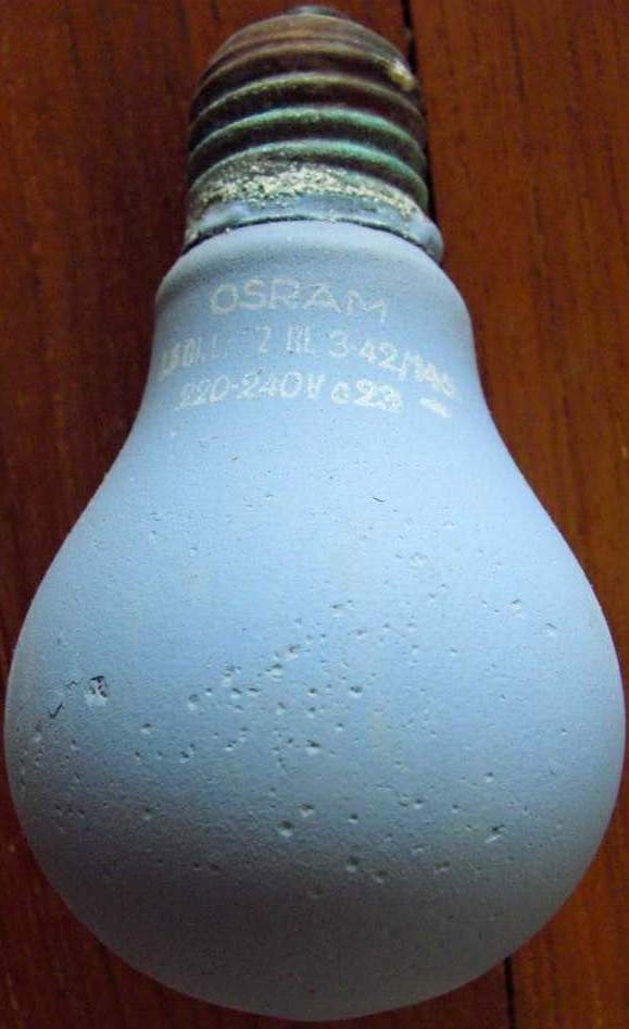 OSRAM Luftschutz-Lampe + packing - leightbleu - RL3-42-145