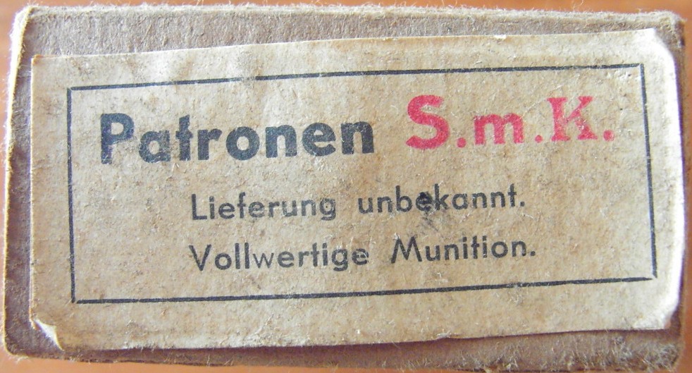 Ammo box - Patronen S.m.K. - Lieferung unbekannt - Vollwertige Munition - EMPTY!
