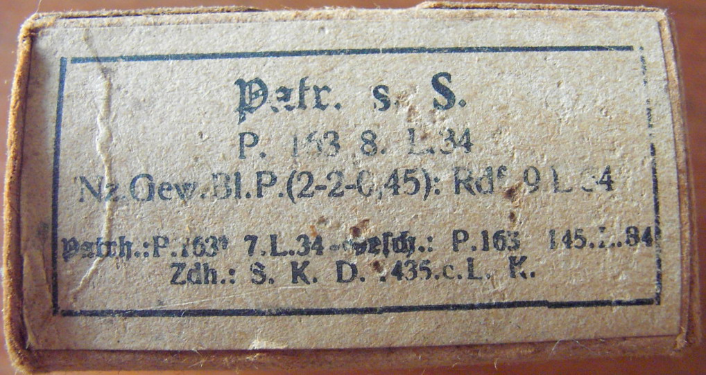 Ammo box - Patr.s.S. - P.163.8.L34 - EMPTY!