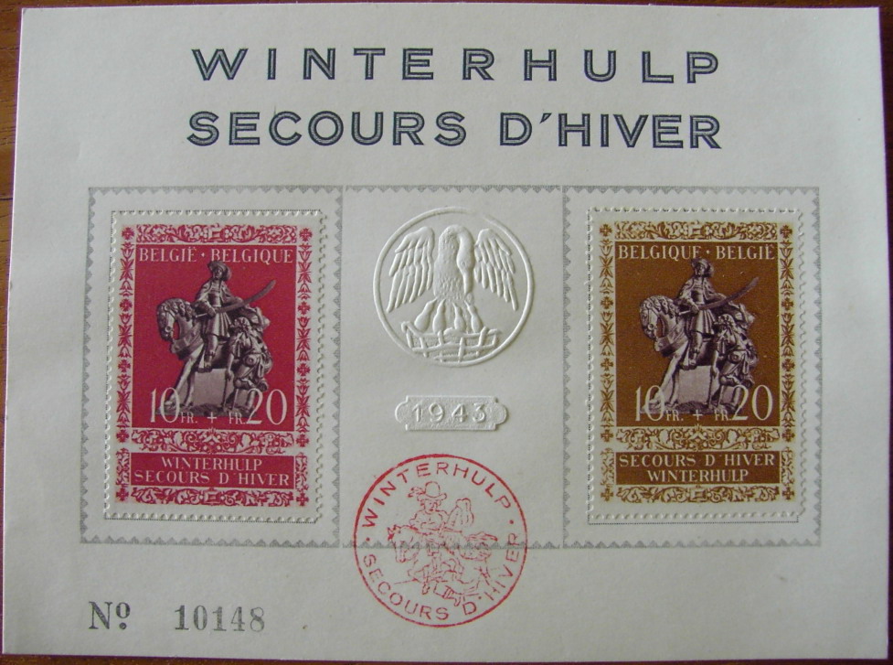 Stamp sheet - Winterhulp - Secours d'Hiver - 1943 - N° 10148